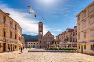 Hvar's historic square, where culture comes alive
