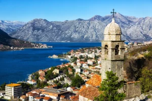 Old church on the hill above Kotor, Montenegro